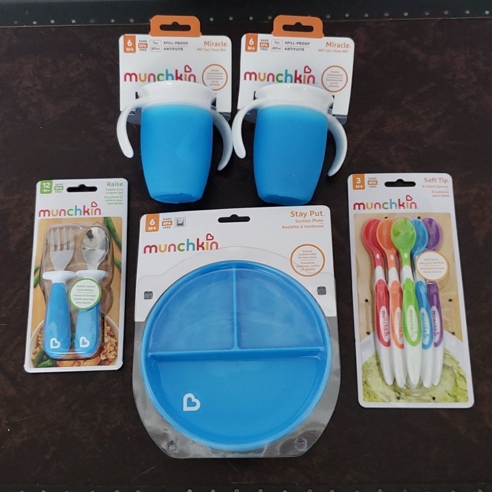 Munchkin Blue Toddler Tableware Bundle